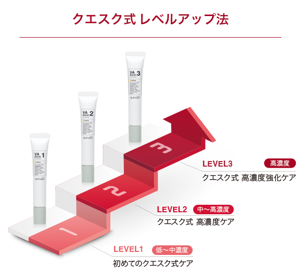 クエスク式レベルアップ法図